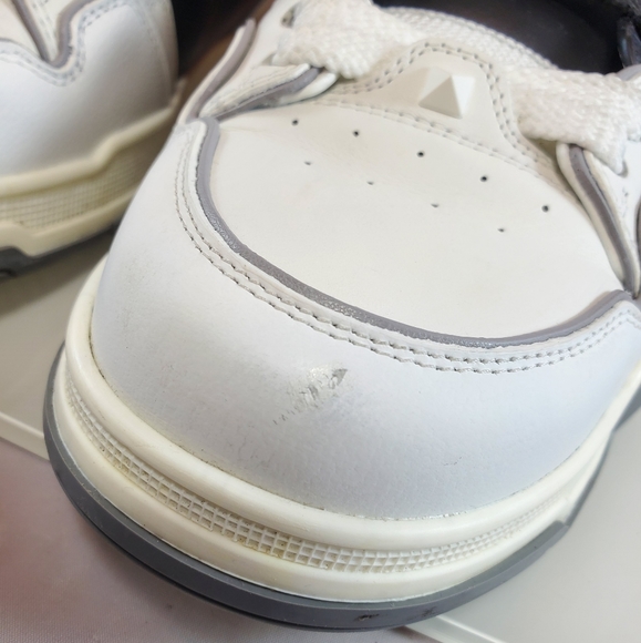 $970 Valentino Garavani Skate Slip-on Lace Up Sneakers Sz 10 - Picture 11 of 16